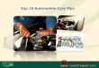 Top 10 Automobile Care Tips