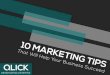 10 Marketing Tips That Will Help Your Business Succeed