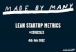 Lean startup metrics
