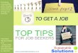 Quick tips to get a job..ppts