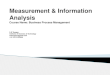 Measurement & information analysis