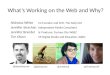 What's working on the web and why? - PMDMC, July 2014