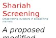 Shariah and ethical screening in Islamic finance in the light of environment, human rights and child labor