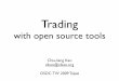 Trading With Open Source Tools