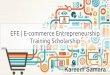 Social Media Marketingf or EFE | E-commerce Entrepreneurship E- Training Scholarship