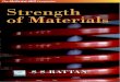 Strength of materials by S S Rattan