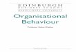 Organisational behavior
