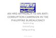 An integrated hrd approach to an  anti corruption campaign in philippine bureaucracy