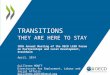 P4 Guillermo Montt - Transitions: they are here to stay