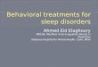 Behavioral treatments for sleep disorders (with Arabic captions)