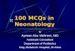 Neonatology MCQs