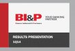 BI&P- Indusval - 1Q14 Results Presentation