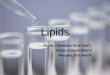 Lipids Chemlab Report
