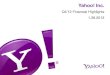 Yahoo! Q4 2012 Quarterly Earnings