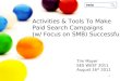 Activities & Tools To Make Paid Search Campaigns Successful