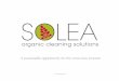 SOLEA ORGANIC CLEANING SOLUTIONS