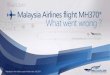 Malaysia airlines flight mh370: what went wrong ?