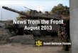 IDF News From the Front: What our Soldiers Did in August 2013
