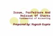 28192610 Issue and Forfeiture and Reissued of Shares