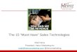15 Must Have Sales Technologies