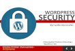 WPSecurity best practices of securing a word press website