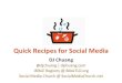 Quick Recipes for Social Media