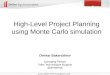 High-level project planning using Monte Carlo simulation