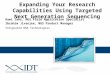 Expanding Your Research Capabilities Using Targeted NGS