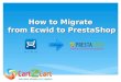 How To Migrate From Ecwid to PrestaShop Wih Cart2Cart