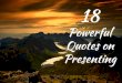 18 powerful quotes on presenting