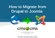 How to Migrate from Drupal to Joomla
