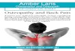 Amber Laris, Adelaide—Osteopathy and Back Pain