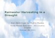 Rainwater harvesting102611
