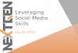Leveraging Your Social Media Skills (in government)