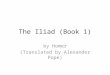 Iliad Book 1