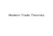 Lectures 4 and 5 Modern Trade Theories
