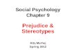 Social Psychology Chapter 9 Student V
