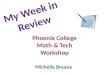 My Week in Review: Math & Tech Conference