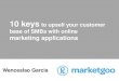 10 keys to upsell your customer base of smbs with online marketing and web presence applications