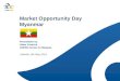 Myanmar by volker friedrich market opportunity day