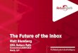 The Future of The Inbox - Matt Blumberg