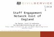 Launch of the eastern staff engagement network