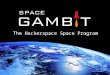 SpaceGAMBIT Presentation to UKSEDS