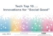 Tech Top 10... Innovations for "Social Good"