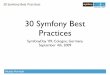 30 Symfony Best Practices