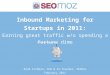 Inbound Marketing for Startups in 2011