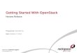 Getting Started With OpenStack (Havana)