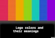 Logo colors and their meanings