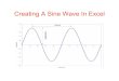 Creating a Sine Wave in Excel