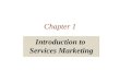 intro to service marketing